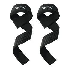 2Pcs 역도 손목 받침대 스트랩 강도 훈련 Deadlifts Crfit 피트 풀업 팅 지원 스포츠 그립 밴드, JZST-Black