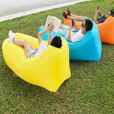 제시디자인 에어 빈백 에어소파, 오렌지