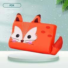 베개 메모리 폼 통기성 수면 지원 여행 쿠션 세척 커버가있는 침대 침구, 3. fox 45x27x6cm