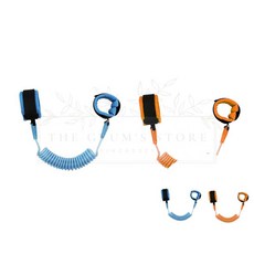 미아방지 팔찌 와이어스프링 안전용품 보호 어린이 놀이동산, 오렌지