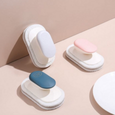 물방울 주방 욕실시계 화장실용 시계 유리 타일 흡착판, 핑크