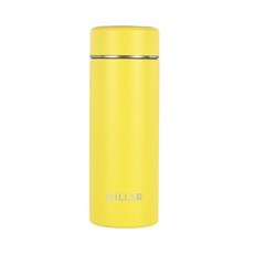 딜러 열심 비지니스 보온텀블러 MLH8945, 옐로우, 400ml