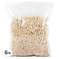 우리가스토리 밀쌀튀밥 뻥튀기, 400g, 6개