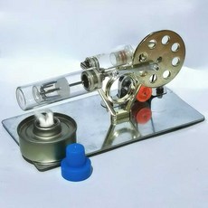 실험용 스털링 엔진 발전기 실습 모델 자동차 실험, 모델 A 완제품 발전 가능, 1개