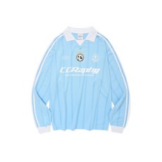 CGP 져지 카라 롱슬리브 스카이 블루