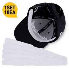 KAXIYA 高爾夫球帽吸汗墊 黑色版 10p 套組, 單一顏色