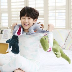 코코다모아 남아 어린이 유아 아동 애착인형 휴대용 유모차 목베개 간이 벼개 국산, 공룡인형 목베개/스피노사우루스