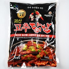 괴산고추닭발 700g 닭발 마늘 고춧가루 국내산사용 순한맛 보통맛 매운맛, 괴산고추닭발700g매운맛X1팩, 1개