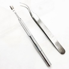 반려동물 진드기 제거기 핀셋 2P 강아지 고양이 외부 기생충 제거, 1개, 1ml