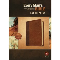 (영문도서) Every Man's Bible-NLT-Large Print Imitation Leather, Tyndale House Publishers, English, 9781496407672