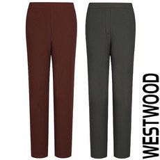 웨스트우드 WESTWOOD 우먼 트리코트 본딩 밴드팬츠 (여자 겨울 바지) O4/552