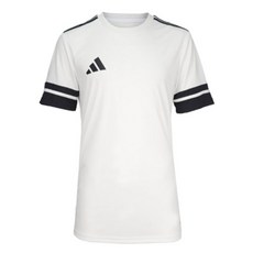 아디다스 스쿼드라 25 주니어 반팔 티셔츠 WH/BK JJ0057