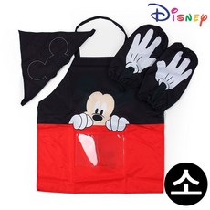 성창 미키마우스 앞치마 토시두건 3종세트 소phi7+2QzM