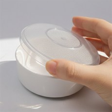 뭉스상회 원형찬기 뚜껑 병원식기, 아이보리 신형