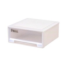 천마 수납 박스 피트 케이스 소품 수납 폭 45×안길이 45×높이 20 cm 수납 케이스 처짐하기 어렵다 액세서리 의상 케이스 일본제색 카푸치노 사이즈 와이드, 1개, 상세페이지 참조