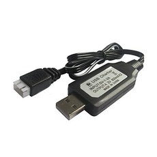 올칩 7.4v USB충전기 XH3P타입 드론 배터리 RC 장난감 보트 물총, (XH3P) 7.4v USB충전기, 1개 (XH3P) 7.4v USB충전기, 1개