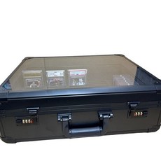 【開發票/統編】可收納PSA.BGS.ARS.CGC等鑑定卡 密碼鎖設計, 1個, 85*10MM槽【75-130PT卡】,D24卡位-內箱32*21*16CM