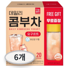 다농원 데일리 콤부차 요구르트 20개, 5g, 6개, 20개입