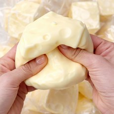 크런치 슬랑이 바삭치즈 말랑이 SNS 대란템 스트레스 해소, 1개, 130g, 혼합