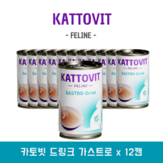 카토빗 고양이 음수량 드링크 음료수, 135g, 12개, 가스트로