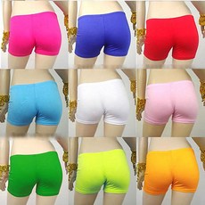 컬러 속바지 드로즈 속옷 밸리댄스복 벨리 팬츠 라인 라틴, 블랙