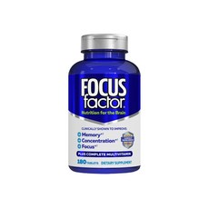 Focus Factor (캐나다 직송) 포커스팩터 두뇌건강 집중력 향상 FOCUS factor, 1개, 180정