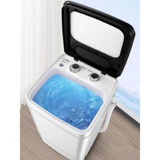 미니세탁기 7kg 원룸 속옷 원룸세탁기 세탁 양말 기숙사, A. 7kg  화이트 + 스틸 탈수 바구니