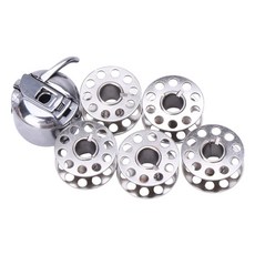 5 Bobbin+1 보빈 케이스 세트 재봉틀을위한 보빈