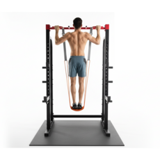 디노트 조절가능한 어시스트 턱걸이 보조 풀업 밴드, 1개, 오렌지밴드+블랙스트랩