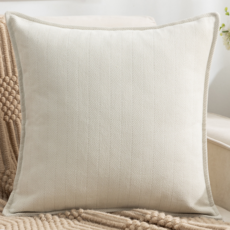 서플라이랩 솔리드 헤링본 쇼파쿠션 국산솜 포함, 옵션4. 헤링본화이트