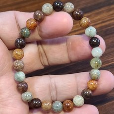 幽靈水晶四季彩幽靈手鍊手環手珠，7mm 8mm 9mm天然水晶玉石