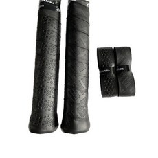 테니스 액세서리 ZARSIA PU 가죽 라켓 교체 그립 라켓용 두꺼운 핸들 소매 2 개, Assorted colors, 1개