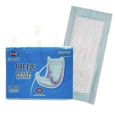 이너홈 기저귀 일자형 속기저귀 30매(1팩) 실속형 산모용 성인용 요양원, 30개입, 1개