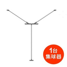 Shark家具 鄭家班自動羽毛球收集器 撿球神器 小推車 收球桿, 1個, 1臺集球器（雙面可用款）