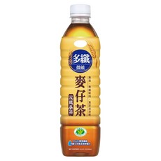 多纖 微礦 麥仔茶 無糖無咖啡因無添加香料 590ml, 1個, 24個裝