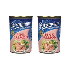 파라마운트 핑크 알래스카 살몬 연어 통조림 Paramount Salmon Pink, 2개, 415g