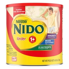 네슬레 니도 킨더 1 플러스 토들러 가루분유 1세부터 3세까지 Nestle NIDO Kinder 1+ Powdered Milk Beverage, 2.2kg, 1개