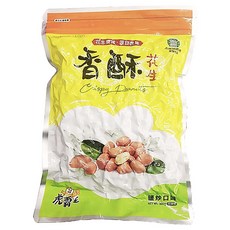 虎尾鎮農會鹽炒香酥花生，台灣在地花生，傳統鹽炒，香酥脆口，獨立包裝, 1個, 300g