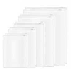 夾鏈收納袋 行李箱旅行防水密封袋, LDPE旅行收納袋, 1個, 11個裝