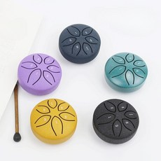 중공드럼 물방울 소리 레인드럼 아쿠아 비트 3인치 색상6종, 3인치 6톤(녹색) 복숭아 모양, 1개