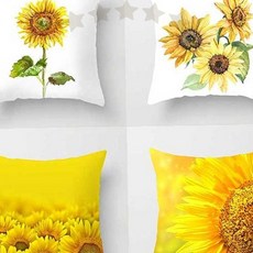 거실꾸미기 식물패턴 꽃무늬 자수 면혼방 침대 소파 등받이 장식 방석 커버 사계절