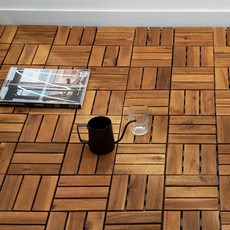 洋槐木實木組裝式木板 12格 10入, 天然, 10個