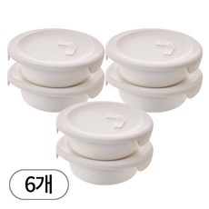 락앤락 바로한끼 도자기 밥용기 아이보리, 6개, 250ml