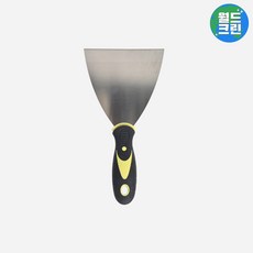 월드크린 투톤 스텐 스크래퍼 6호 97mm 껌칼 다용도 청소도구 페인트 벽지 제거 퍼티 미끄럼 방지, 투톤스텐스크래퍼6호, 1개