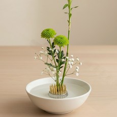 작은꽃 침봉 23mm 도자기 미니 화분 인테리어 홈데코 장식, 꽃꽂이침봉골드-23mm, 꽃꽂이침봉골드-23mm