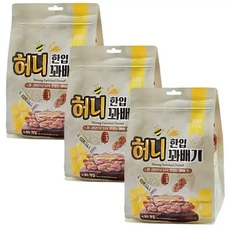 허니 한입 꽈배기 520g X 3개 미니 꿀꽈배기 낱개포장, 1개