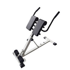 백스테이션 체어 기립근 스탠드 어두운 골드 접이식 블랙 기구 홈트 햄스트리밍 모델 그레이, A.화이트, 화이트