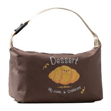 타닥 브런치 런치백 피크닉 보냉가방 휴대용 보온 보냉백, 7L, 크루아상