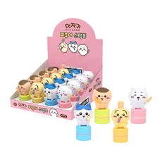귀여운 피규어 스탬프 4종세트
