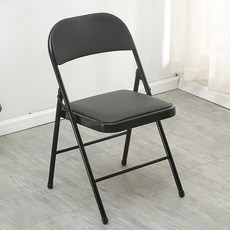 折疊培訓椅 帶桌板 記事板 簡約靠背 辦公學生會議椅, 黑色單椅
